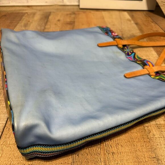 Consuela Austin Sophie Blue Floral large Tote Bag - Picture 14 of 16